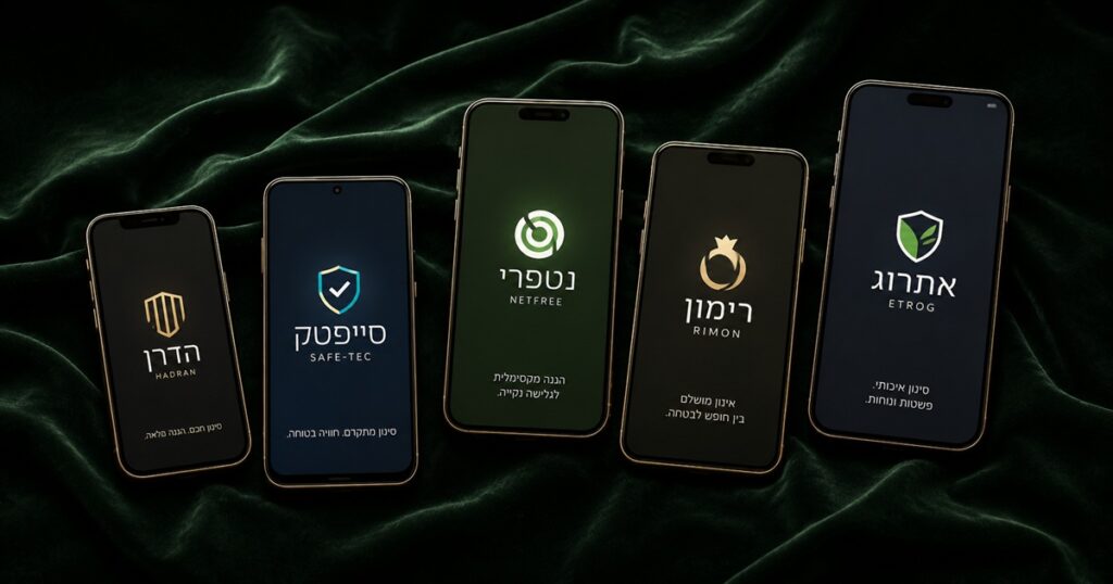 השוואת חברות סינון אינטרנט בישראל
